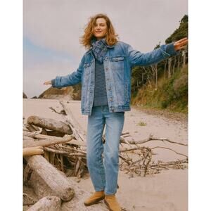 Madewell The Perfect Vintage Straight Jean in Hoye Wash size 32